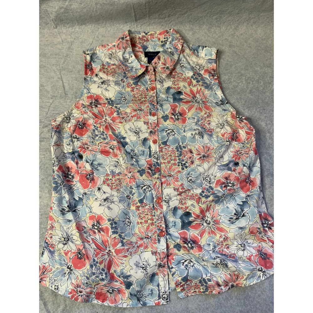 Charter Club Golf Floral Sleeveless Top & Skort skirt Set Size 12 Cottagecore - Picture 6 of 12